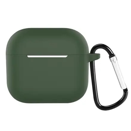 Devia pouzdro Silicone Suit Case pro Apple AirPods 3 - Dark Green
