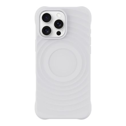 Devia kryt Ripple Magnetic Shockproof TPU Case pro iPhone 16 Pro Max - White