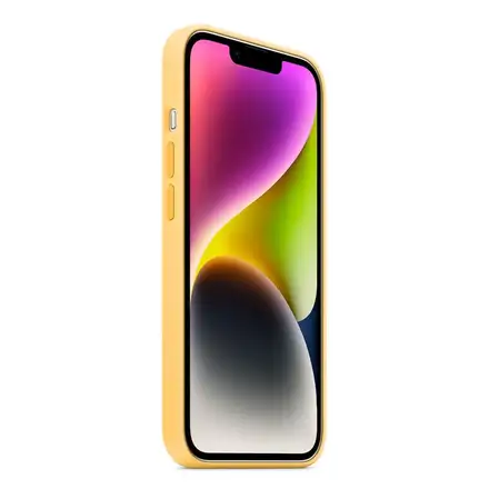 Apple iPhone 14 Plus Silicone Case with MagSafe-Sunglow