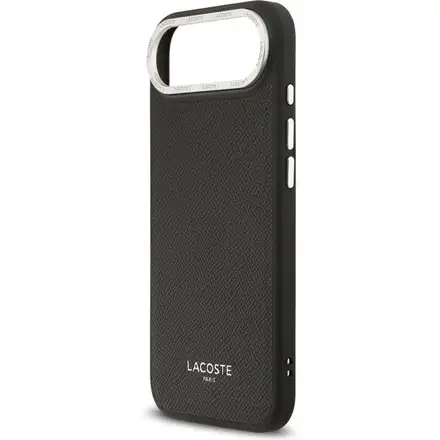 Lacoste PU Leather Champs Elysees MagSafe kryt iPhone Air černý