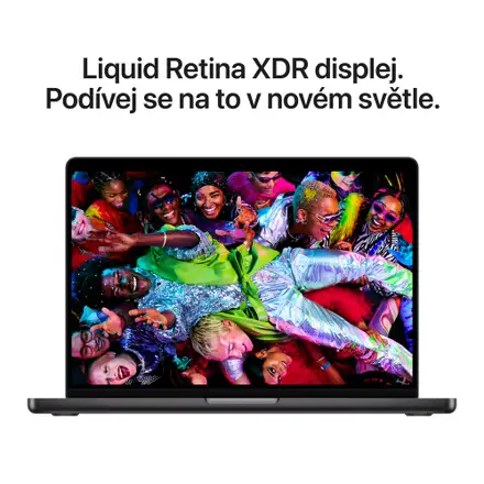 EDU MacBook Pro 14" Apple M5 10core CPU 10core GPU 16GB 1TB Vesmírně Černý CZ