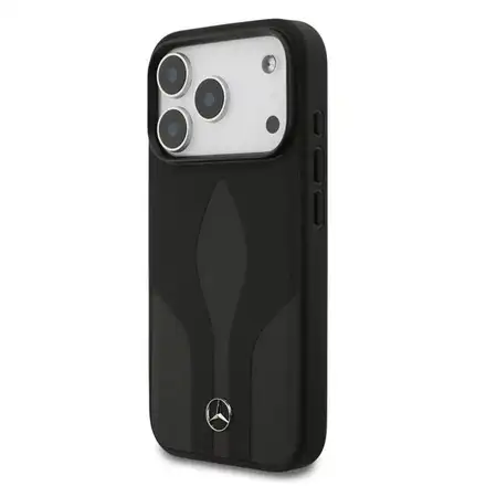 Mercedes Leather The Move MagSafe Zadní Kryt pro iPhone 17 Pro černý