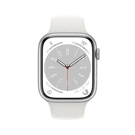 Apple Watch Series 8 GPS 45mm Stříbrný hliník *Použitý s DPH – Třída B*