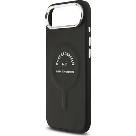 Karl Lagerfeld PU RSG Logo MagSafe kryt iPhone Air černý