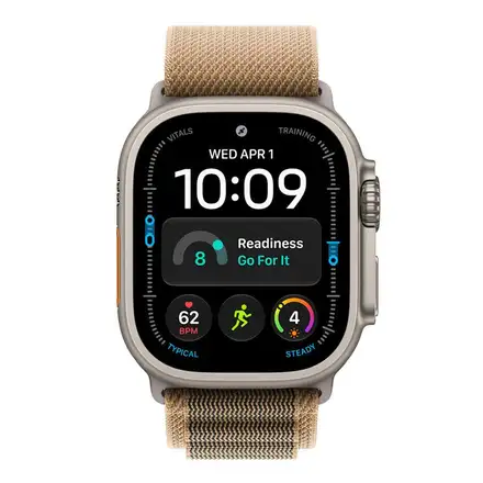 Apple Watch 49mm Desert Alpine Loop-Medium-Natural Titanium Finish