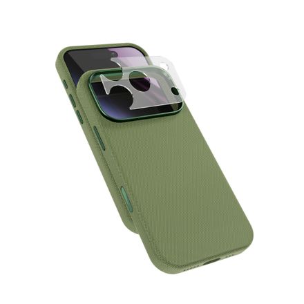 Epico SolidWoven Pro Mag+ Case iPhone 17 Pro/18 Pro Qi2 & MagSafe kompatibilní - zelená