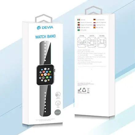 Devia řemínek Apple Watch Deluxe Series Sport Band 40/41/42mm - Stone