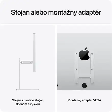 Studio Display XDR - Standardní sklo - adaptér držáku VESA (Stojan není součástí)