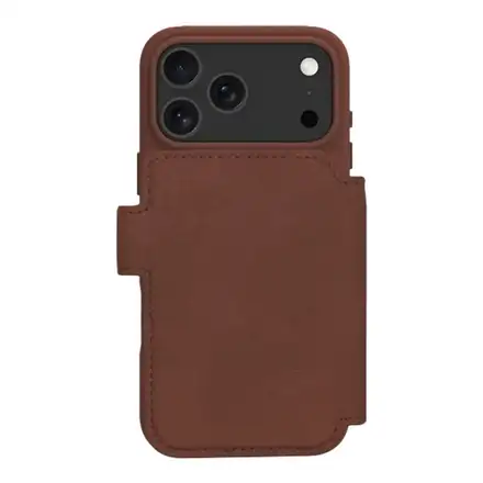 dbramante1928-Pouzdro Lynge s MagSafe pro iPhone 17 Pro Max, dark tan