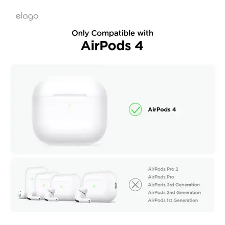 Elago Airpods 4 Silicone Hang Case - Mint
