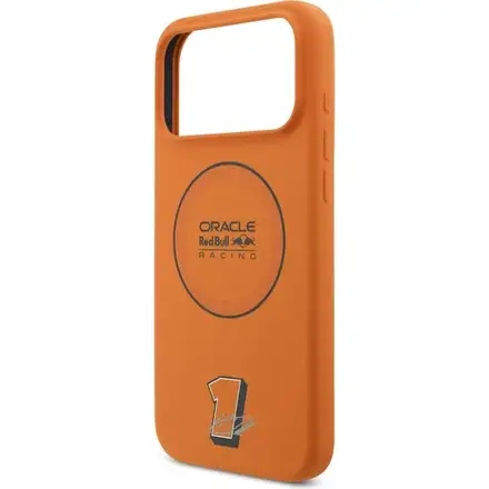 Red Bull Silicone Blue Ring MagSafe Zadní Kryt pro iPhone 17 Pro Max oranžový