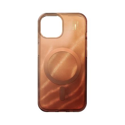 iDeal Fashion Clear Case MagSafe iPhone 13/14/15/ 16e/17e Mocha Mousse
