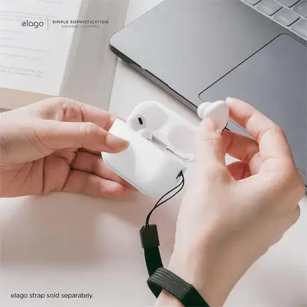 Elago Airpods Pro 2 Silicone Case - Black