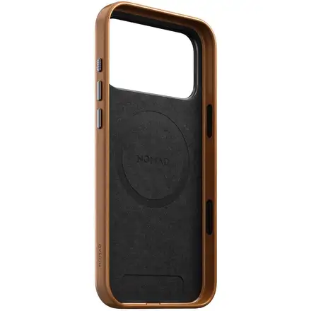 Nomad kryt Traditional Leather Case MagSafe pro iPhone 17 Pro Max - English Tan