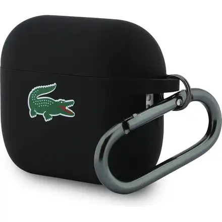 Lacoste Liquid Silicone Croc Logo Pouzdro pro AirPods 3 Pro černé