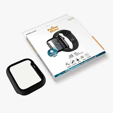 PanzerGlass ochranné sko Full Body AB pro Apple Watch 4/5/6/SE 44mm-Black Frame
