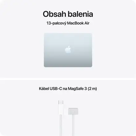 CTO MacBook Air 13" Apple M5 10core CPU 10core GPU 32GB 1TB 70W Blankytně modrý CZ