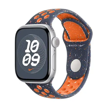 Apple Watch 42mm Blue Flame Nike Sport Band - S/M