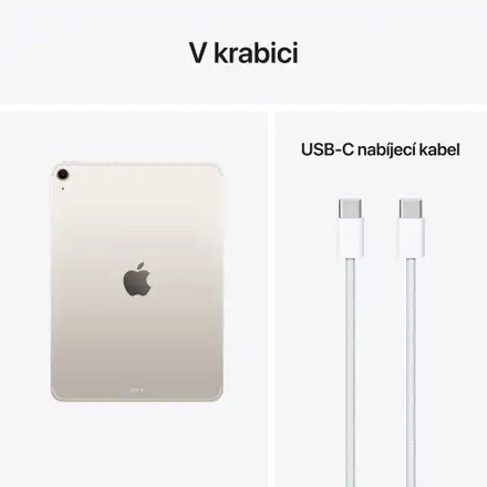 iPad Air 11" Wi-Fi + Cellular 128GB Hvězdně bílý (2026)