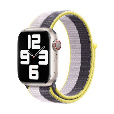 Devia řemínek Nylon Braided Two-Tone Loop pro Apple Watch 40/41/42mm - Lilac