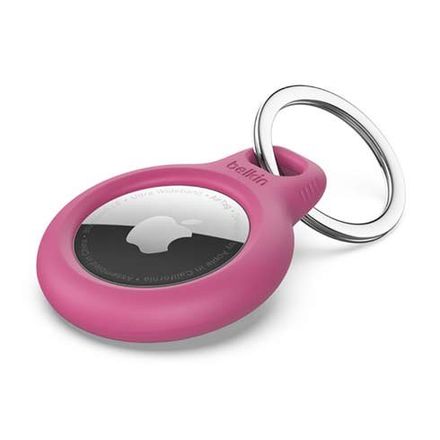 Belkin pouzdro Secure Holder with Key Ring pro AirTag - Pink