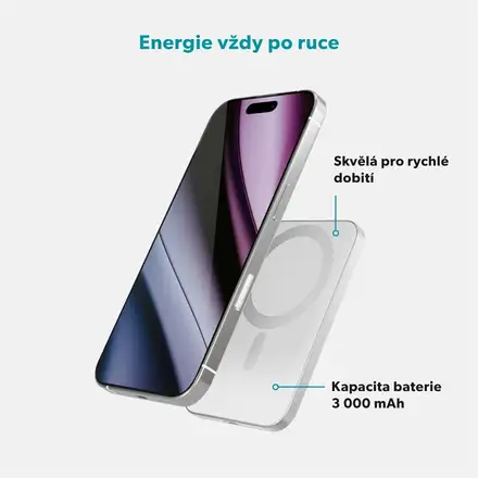 IStores od Epico Ultrapack EM31 3000 Slim Alu Mag+ Power Bank-Silver