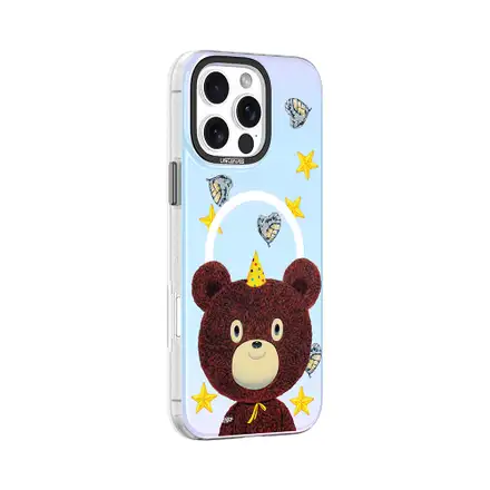 Devia kryt Canvas Series Magnetic Case pro iPhone 16 - Starry Bear