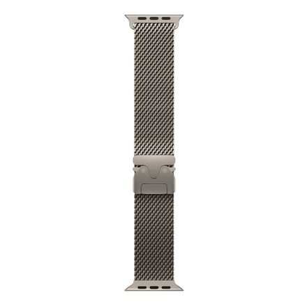 Apple Watch 49mm Natural Titanium Milanese Loop - Medium