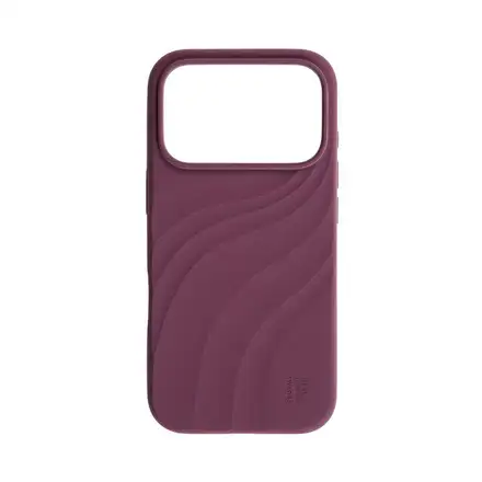 iDeal Fashion Soft Swirl Silicone Case MagSafe iPhone 17 Pro/18 Pro Velvet Plum