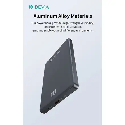 Devia powerbank Extreme Speed Series Mini Magnetic 5.000 mAh PD 20W-Space Gray