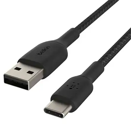 Belkin kabel Boost Charge Braided USB-A to USB-C 1m - Black