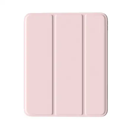 Devia pouzdro Leather Case with Pencil Slot pro iPad Pro 11" M4/M5 - Light Pink