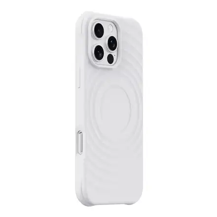Devia kryt Ripple Magnetic Shockproof TPU Case pro iPhone 16 Pro Max - White