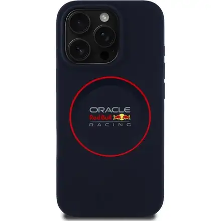 Red Bull Silicone Red Ring MagSafe Zadní Kryt pro iPhone 16 Pro Max modrý