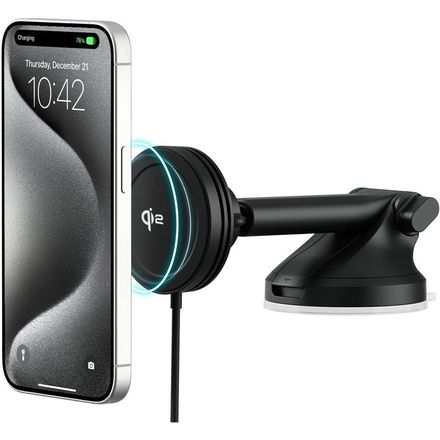 iOttie Velox MagSafe Qi2 Wireless Dash & Windshield Mount - Black