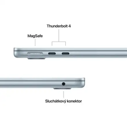 EDU MacBook Air 13" Apple M5 10core CPU 10core GPU 16GB 1TB Blankytně modrý CZ