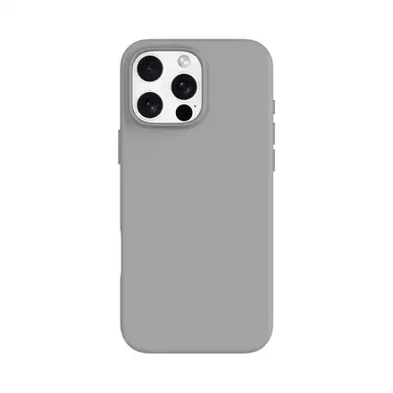 Devia kryt Nature Series Silicone Magnetic Case pro iPhone 16 Pro - Gray White