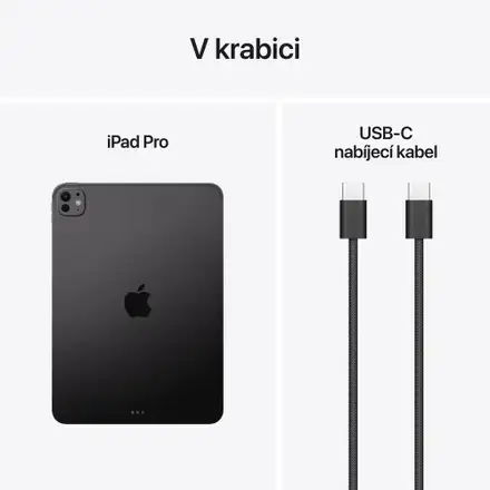 iPad Pro 11" Wi-Fi 2TB Vesmírně černý (2025) - sklo s nanotexturou