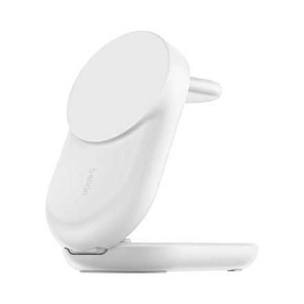 Belkin UltraCharge 3-in-1 Foldable Magnetic Charger with Qi2 25W - White
