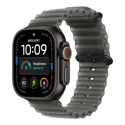 Apple Watch 49mm Translucent Black Ocean Band-Black Titanium Finish
