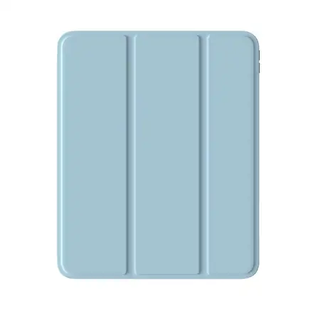 Devia pouzdro Leather Case with Pencil Slot pro iPad Pro 11" M4/M5 - Light Blue