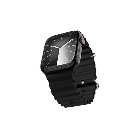Epico Watch Strap Ocean Apple Watch SE (44mm)/Series 1-9 (42/44/45mm) 10-12 (46mm)/Ultra (49mm) - černá