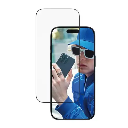 PanzerGlass ochranné sklo UWF pro iPhone 17 Pro - Black Frame