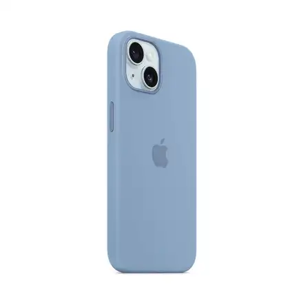 iPhone 15 Silicone Case with MagSafe-Zimní Blue