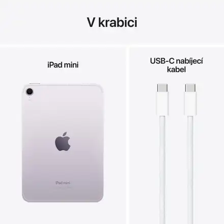 iPad mini Wi-Fi + Cellular 512GB Fialový (2024)