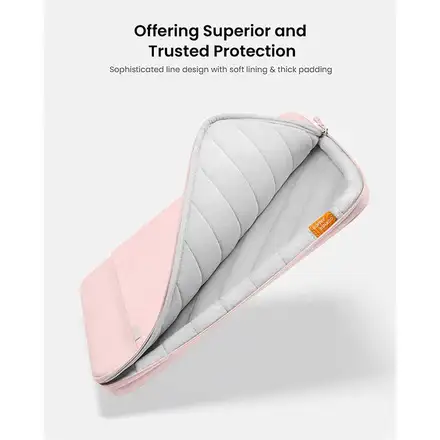 Tomtoc Sleeve pouzdro pro MacBook Pro 14" - růžová