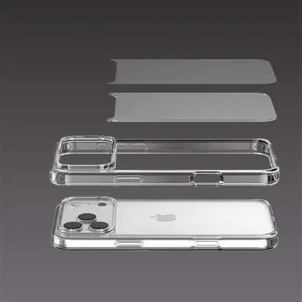 Devia kryt Pure Clear Shockproof Case pro iPhone Air-Clear