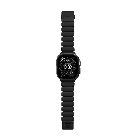 Nomad řemínek Stratos Band pro Apple Watch 49/46/45 mm - Black/Titanium Black