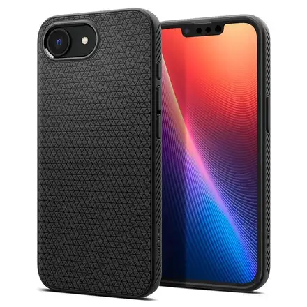 Spigen kryt Liquid Air Magsafe pro iPhone 17e/16e - Matte Black