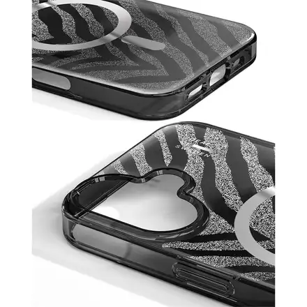 iDeal Fashion Clear Case MagSafe iPhone 17 Zebra Mystique